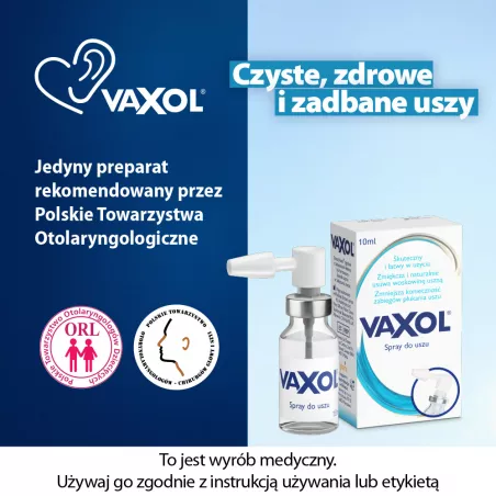 Vaxol 10 ml - spray do uszu higiena uszu QPHARMA SP. Z O.O.