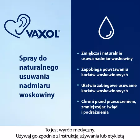 Vaxol 10 ml - spray do uszu higiena uszu QPHARMA SP. Z O.O.