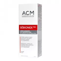ACM Sebionex Trio złuszczająco-wygładzający krem do twarzy x 40 ml ( data ważności 31.10.2025 ) preparaty na trądzik ACM Labo...