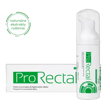 ProRectal pianka do mycia x 40 ml preparaty na hemoroidy PERFFARMA SP. Z O.O.