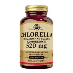 Solgar Chlorella 100 kapsułek algi i wodorosty SOLGAR POLSKA SP. Z O.O.