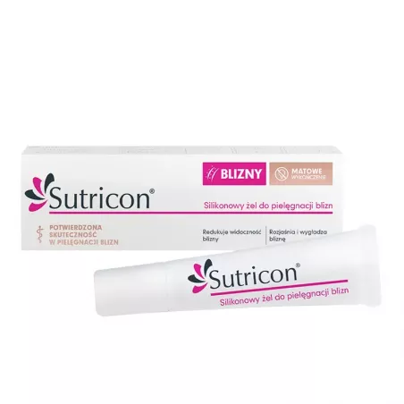 Sutricon silikonowy żel do pielęgnacji blizn x 15 ml preparaty na blizny VERCO