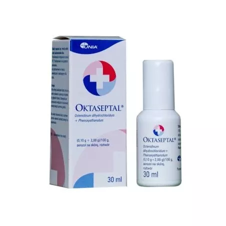 Oktaseptal aerozol na skórę x 30 ml Akcesoria
