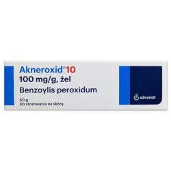Akneroxid 10 żel 100 mg/g x 50 g preparaty na trądzik ALMIRALL HERMAL GMBH