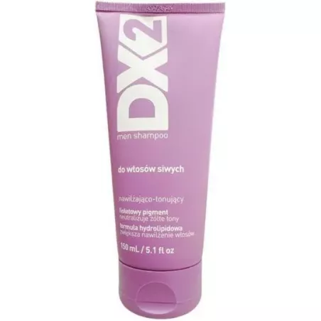 DX2 Szampon nawilżająco-tonujący do siwych włosów 150ml do włosów AFLOFARM FARMACJA POLSKA SP. Z O.O.