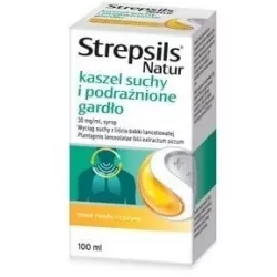 Strepsils Natur kaszel suchy x 100 ml Leki na przeziębienie i grypę RECKITT BENCKISER POLAND S.A.