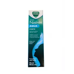 Vicks Nasivin Aqua Forte spray do nosa x 120ml Leki na alergię PROCTER & GAMBLE HEALTH POLAND SPÓŁKA Z O.O.