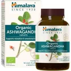 HIMALAYA Organic Ashwagandha x 60 tabletek Dla ducha HIMALAYA