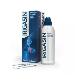 IRIGASIN zestaw 12 saszetek + butelka chore zatoki AFLOFARM FARMACJA POLSKA SP. Z O.O.