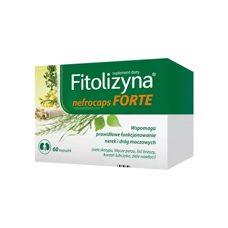 Fitolizyna Nefrocaps Forte x 60 kapsułki Preparaty na drogi moczowe ZAKŁADY FARMACEUTYCZNE POLPHARMA S.A. Fitolizyna Nefrocaps Forte x 60 kapsułki Preparaty na drogi moczowe ZAKŁADY FARMACEUTYCZNE POLPHARMA S.A.
