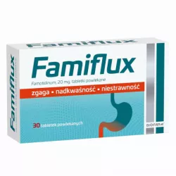 Famiflux 20 mg x 30 tabletek powlekanych Preparaty na trawienie BIOFARM SP.Z O.O.