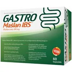Gastro Maślan IBS x 60 kps preparaty na jelito drażliwe PRZEDS. FARMACEUTYCZNE "ZIOŁOLEK" SP. Z O.O.
