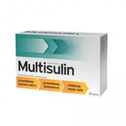 Multisulin x 30 tabletek regulacja poziomu cukru AFLOFARM FARMACJA POLSKA SP. Z O.O.