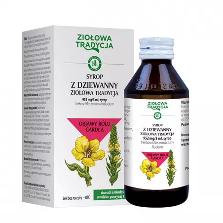 Syrop z dziewanny x 125 g Hasco leki na kaszel PRZEDSIĘBIORSTWO PRODUKCJI FARMACEUTYCZNEJ HASCO-LEK S.A.