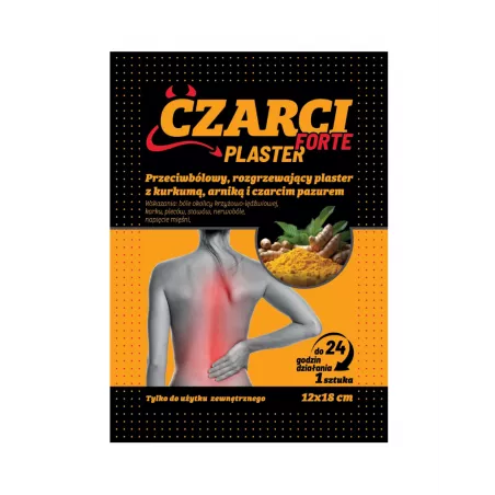 Czarci Plaster Forte x 1 sztuka maści żele i plastry MILAPHARM SP. Z O.O.