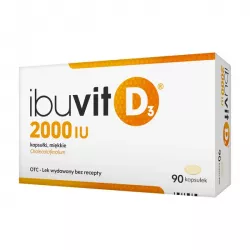 Ibuvit D3 2000 IU x 90 kapsułek witamina D ZAKŁADY FARMACEUTYCZNE POLPHARMA S.A.