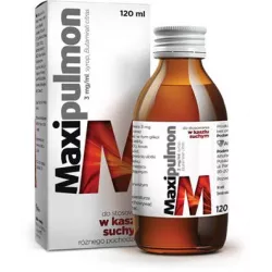 Maxipulmon syrop 3 mg/ml x 120ml leki na kaszel AFLOFARM FARMACJA POLSKA SP. Z O.O.