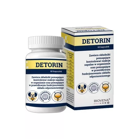 Detorin x 60 kapsułek ( data ważności 30.11.2026 ) inne produkty BIOVENA HEALTH SP. Z O.O. Detorin x 60 kapsułek ( data ważności 30.11.2026 ) inne produkty BIOVENA HEALTH SP. Z O.O.