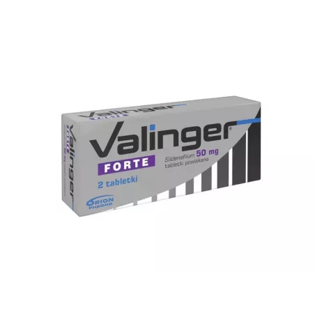 Valinger Forte 50 mg x 2 tabletki Potencja⁸³ ORION PHARMA POLAND SP. Z O.O.