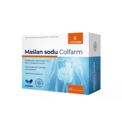 Maślan Sodu Colfarm kps x 60 kps preparaty na jelito drażliwe ZAKŁADY FARM. COLFARM