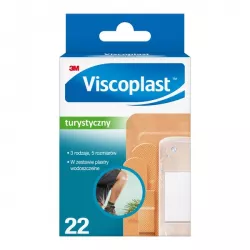 Viscoplast turystyczny zestaw plastrów x 1 szt Opatrunki i art. higieniczne 3M POLAND SP. Z O.O.