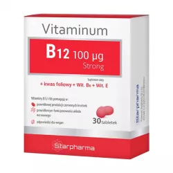 Vit B12 100 mcg Strong x 30 tabletki Witaminy STARPHARMA SP.Z O.O.