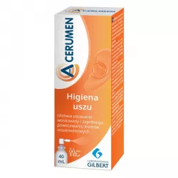 A-cerumen spray aerozol x 40 ml higiena uszu GLENMARK PHARMACEUTICALS SP. Z O.O.