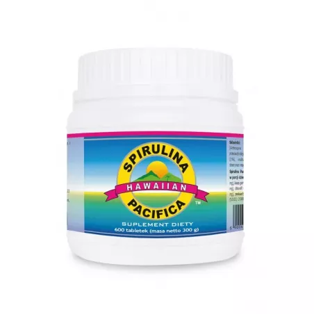 Kenay Spirulina Pacifica x 600 tabletek naturalne preparaty na odporność KENAY