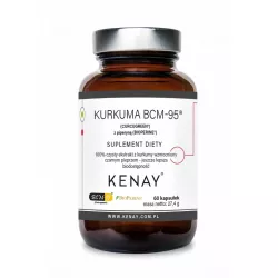 Kenay Kurkuma Bcm-95 z piperyną x 60 kapsułek Kurkuma KENAY