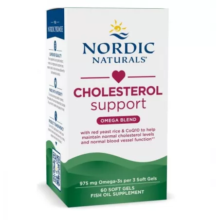 Nordic Naturals Cholesterol support x 60 kapsułek miękkich leki i suplementy na cholesterol Nordic Naturals