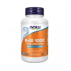 Now Foods Krill Oil 1000 x 60 kapsułek trany i oleje NOW FOODS