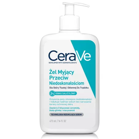 CeraVe Żel Myjący Przeciw Niedoskonałościom x 473 ml do twarzy L'OREAL POLSKA