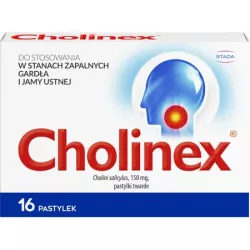 Cholinex 150mg x 16 pastylek do ssania leki na ból gardła i chrypkę STADA ARZNEIMITTEL AG