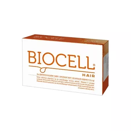 Biocell Hair x 30 kapsułki ( data ważności 30.04.2026 ) Skóra Włosy i paznokcie VALENTIS POLSKA SP. Z O.O.