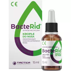 Bacterid x 15 ml krople do nosa leki na katar TACTICA PHARMACEUTICALS SP. Z O.O.