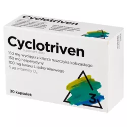 Cyclotriven x 30 kapsułek preparaty na żylaki AFLOFARM FARMACJA POLSKA SP. Z O.O.