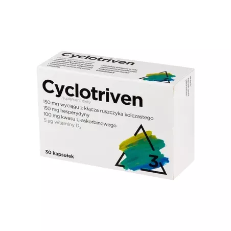 Cyclotriven x 30 kapsułek preparaty na żylaki AFLOFARM FARMACJA POLSKA SP. Z O.O.