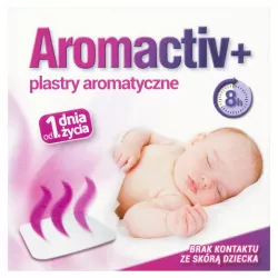 Aromactiv+ plastry x 5 sztuk na spokojny sen AFLOFARM FARMACJA POLSKA SP. Z O.O.