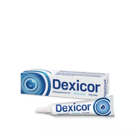 Dexicor żel do oczu x 10g żele i maści SOLINEA SP. Z O.O.