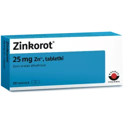 Zinkorot 25 mg Zn2+ x 20 tabletek rzadka sprzedaż WOERWAG PHARMA GMBH & KO.KG