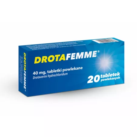 Drotafemme 40 mg 20 tabletek powlekanych tabletki przeciwbólowe SUN-FARM SP. Z O.O.