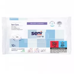 Seni Care chusteczki pielęgnacyjne x 10 sztuk Akcesoria higieniczne TORUŃSKIE ZAKŁ. MATERIAŁÓW OPATRUNKOWYCH S.A.