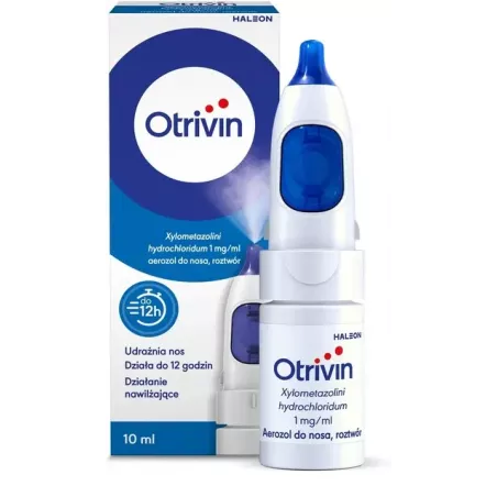 Otrivin 0.1% aerozol do nosa x 10 ml leki na katar GLAXOSMITHKLINE CONSUMER HEALTHCARE SP. Z O.O.