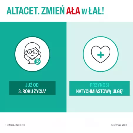 Altacet Ice spray x 130 ml ( data ważności 30.06.2026 ) stłuczenia i siniaki ICN POLFA RZESZÓW S.A.