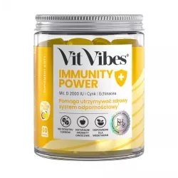 Vit Vibes Immunity Power żelki x 60 sztuk Zdrowie ZAKŁADY FARMACEUTYCZNE POLPHARMA S.A.