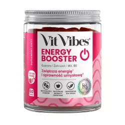 Vit Vibes Energy Booster żelki x 60 sztuk Energia ZAKŁADY FARMACEUTYCZNE POLPHARMA S.A.