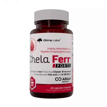 Olimp Chela-Ferr Forte x 60 kapsułki żelazo OLIMP LABORATORIES