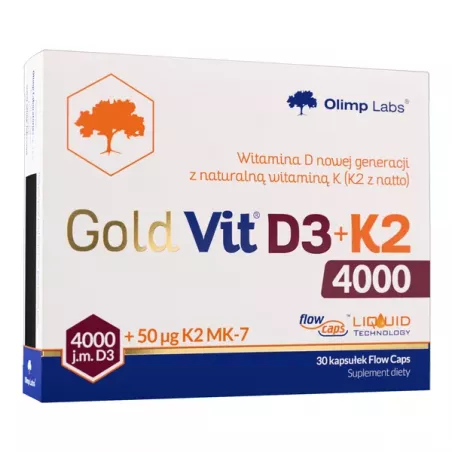 OLIMP Gold Vit D3 + K2 4000 x 30 kapsułki witamina D OLIMP LABORATORIES
