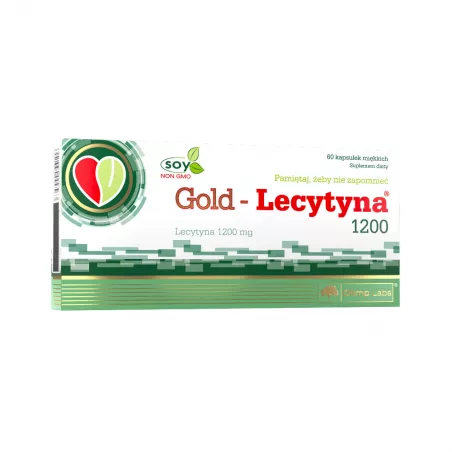 Olimp Gold-Lecytyna 1200 mg 60 kapsułek Pamięć i koncentracja OLIMP LABORATORIES