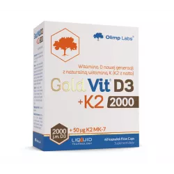 Olimp Gold-Vit D3 2000 + K2 60 kapsułek witamina D OLIMP LABORATORIES